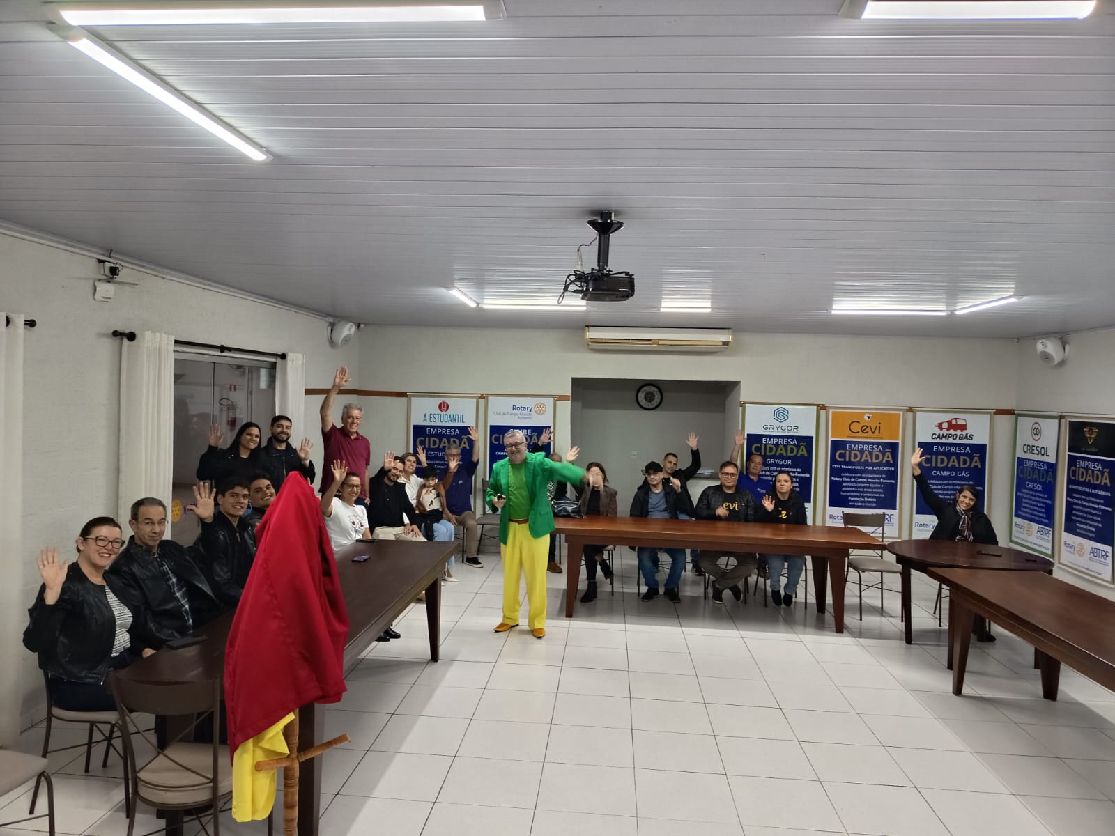 Palestra do Dr. Semáforo para empresários e Rotary